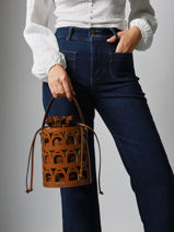 Cross Body Tas Epona Etrier Bruin epona EEPO136M-vue-porte